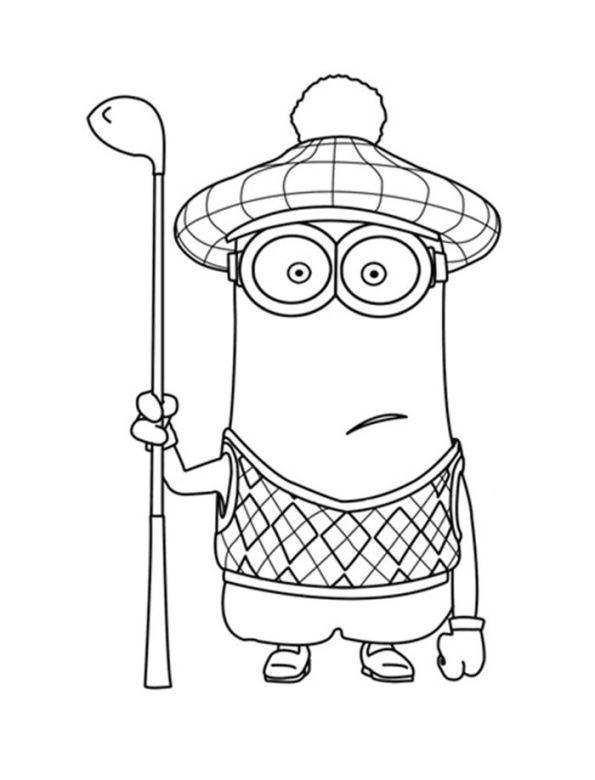 Kids-n-fun.com | Coloring page Despicable me minion 2
